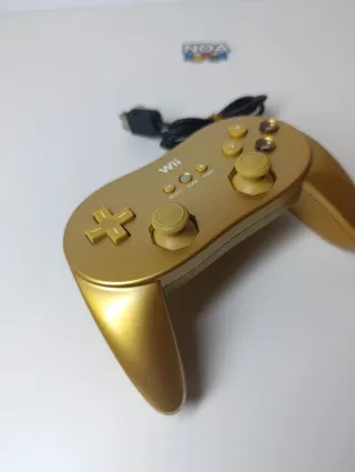 Mando Pro Dorado Nintendo Wii