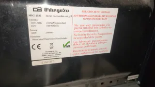 Microondas Grill Acero Inoxidable