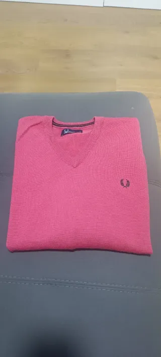 Jersey Fred Perry Rosa V-Neck