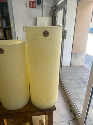Vela de cera grande