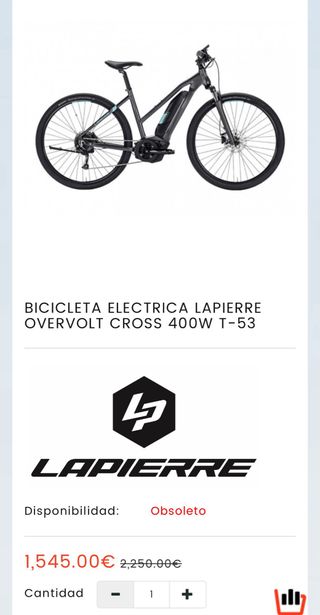 ebike Lapierre Overvolt Cross 4W bici eléctrica