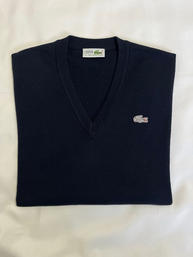 Lacoste jersey lana azul marino XL