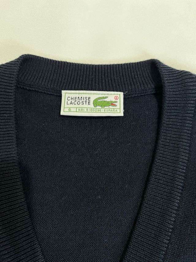 Lacoste jersey lana azul marino XL