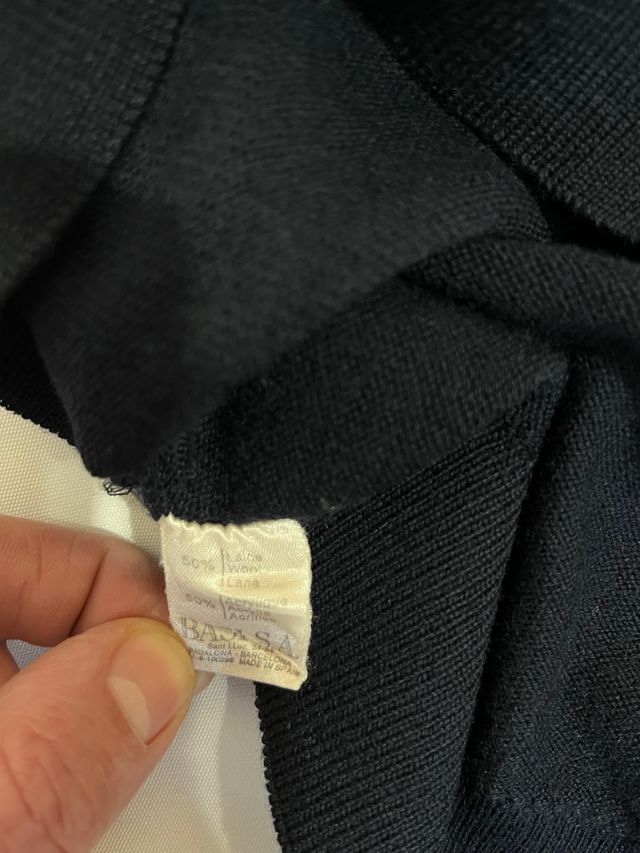 Lacoste jersey lana azul marino XL