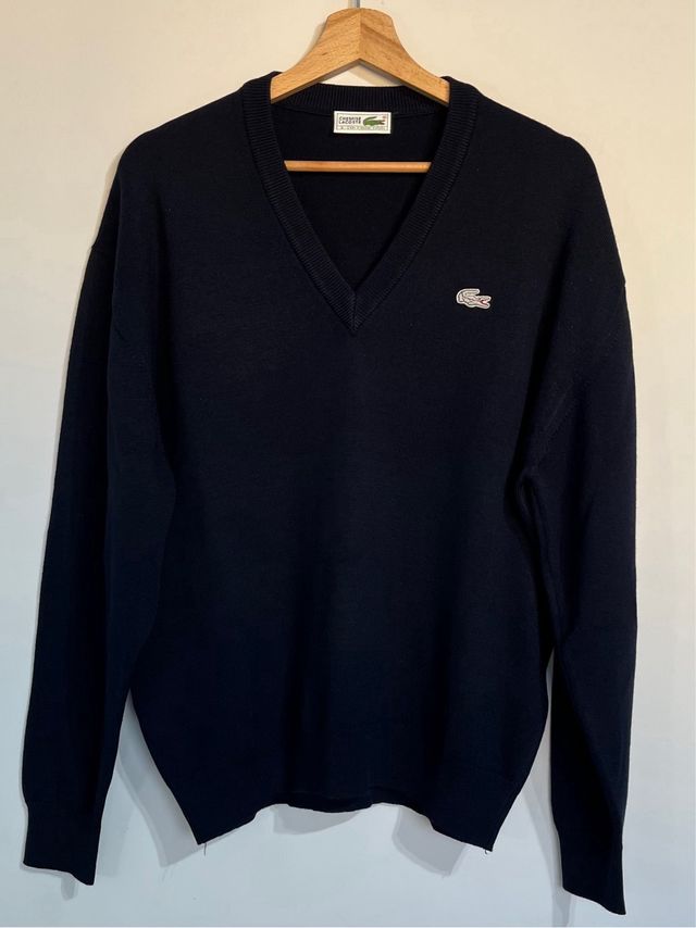 Lacoste jersey lana azul marino XL