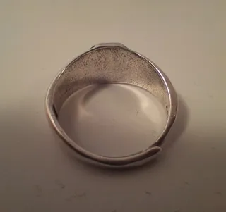 Anillo Plata ajustable Diseño Brújula