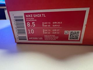 Zapatillas Nike shox TL,talla 42