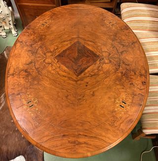 Mesa Oval de Comedor Madera