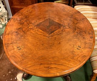 Mesa Oval de Comedor Madera