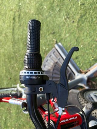 Bici Freerider Roja Doble Suspensión