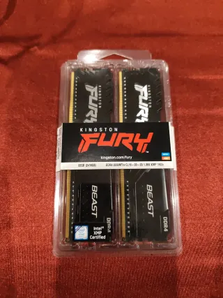 Memoria RAM Kingston Fury DDR4 32GB (2x16GB) 3200M