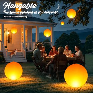 Luz Solar Flotante Efecto Llama Piscina ( 1 Luz )