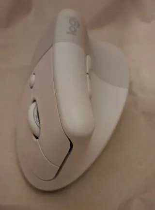 Logitech Lift Ratón Ergonómico Inalámbrico Blanco