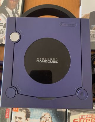 Nintendo GameCube Morado + Mando