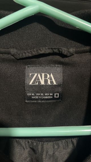 Chaqueta Zara Negra Talla XL