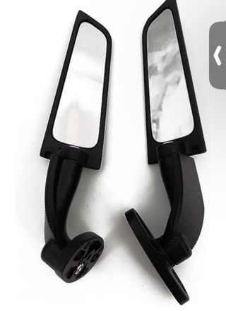 Retrovisores Moto Suzuki Negros