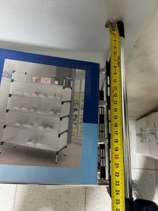 Scarpiera 5 ripiani 93x56x25cm