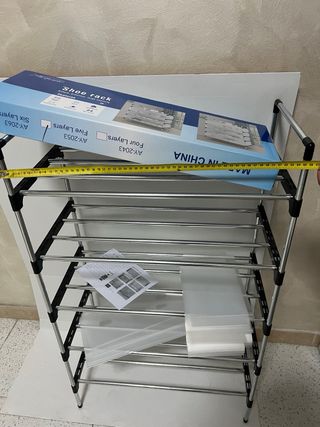 Scarpiera 5 ripiani 93x56x25cm