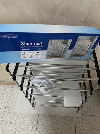 Scarpiera 5 ripiani 93x56x25cm