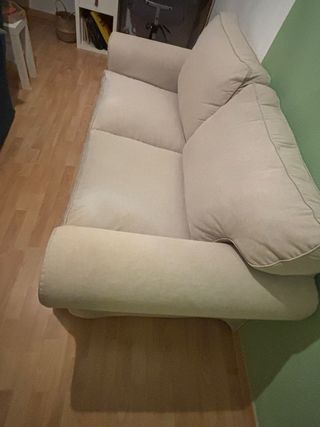Sofa 2 plazas beige modelo ektorp