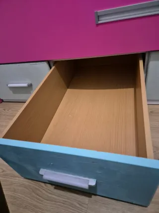 Cama nido con cajones