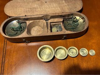 Balanza antigua joyería S. XVIII-XIX