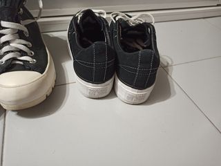 Par Zapatillas Converse Negras