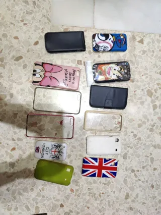 Lote de 11 carcasas de móvil