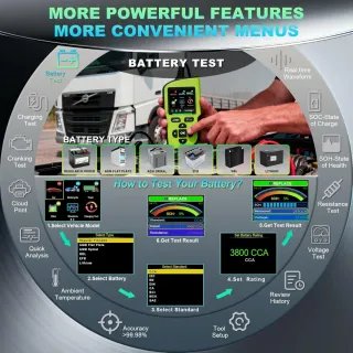 Comprobador Batería BT90 PRO 6V/12V/24V