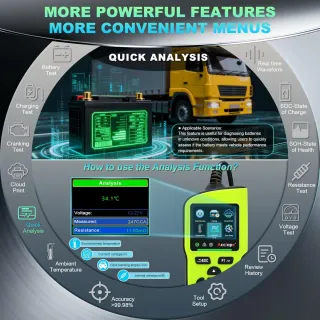 Comprobador Batería BT90 PRO 6V/12V/24V