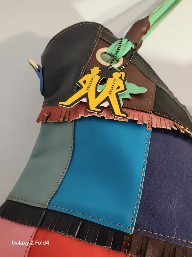 Borsa MCM Multicolor Patchwork in Pelle