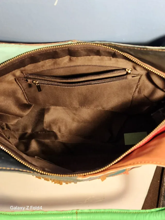 Borsa MCM Multicolor Patchwork in Pelle