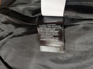 Abrigo The North Face Negro y Blanco