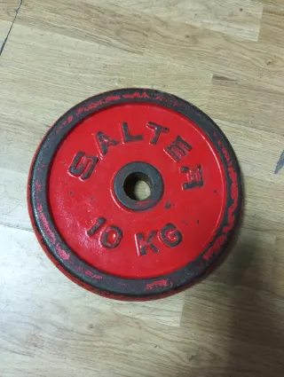 1 unidad Disco de pesa Salter 10 kg