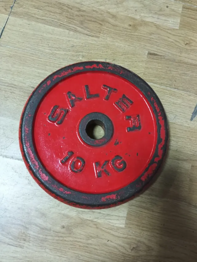 1 unidad Disco de pesa Salter 10 kg