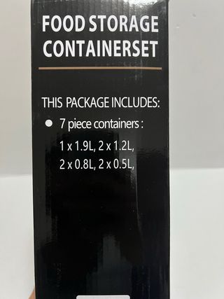 Set 7 Contenitori Ermetici Cibo
