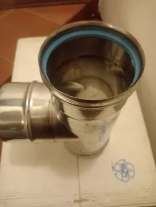 tee inox diametro 120 spessore 8/10