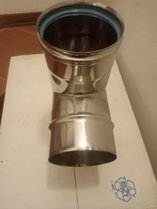 tee inox diametro 120 spessore 8/10