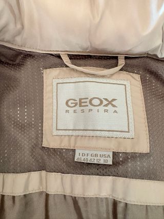 Giubbotto Geox Beige Trapuntato