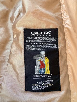 Giubbotto Geox Beige Trapuntato