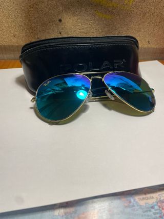Gafas de sol Ray-Ban Aviator Azul Dorado