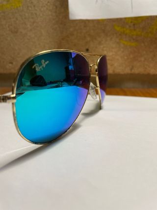Gafas de sol Ray-Ban Aviator Azul Dorado
