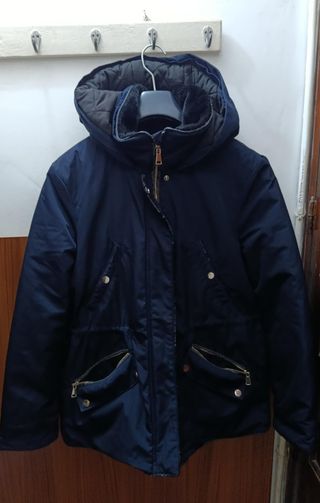 Abrigo Zara Woman Talla M Azul