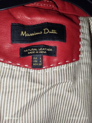 Chaqueta Massimo Dutti Roja