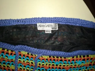 Conjunto crochet blusa y falda