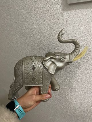 Elefante Decoración Plata
