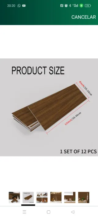 Baldosas vinilo madera