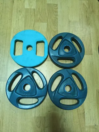 4 discos de pesa 2.5kg