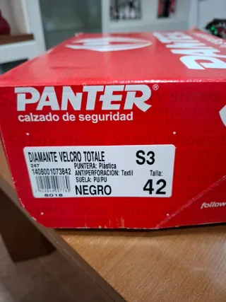 Zapatos de seguridad PANTER negros