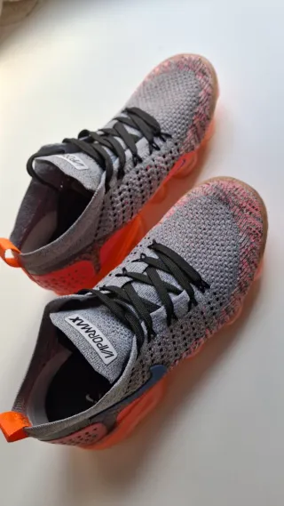 Zapatillas Nike Air Vapormax Gris Naranja